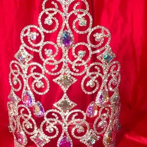 Quinceanera Bday Drag Queen Pageant Crown Dress